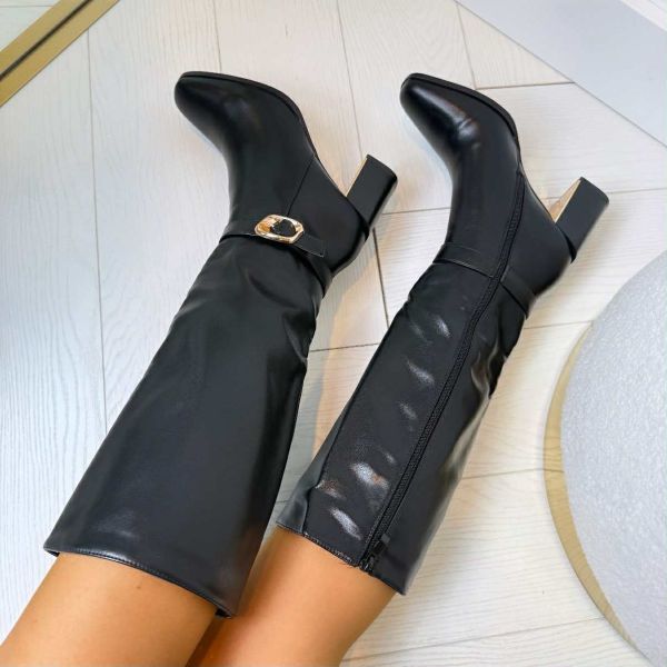 MARINE™ | BOTTE À TALON DANA 6383A NOIR