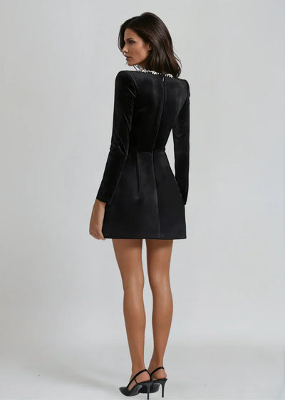 LIORA™ | Robe Mini en Velours