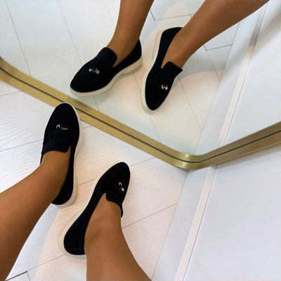 **PROMO** STYLE MOCASSIN BS303 NOIR + KAKI