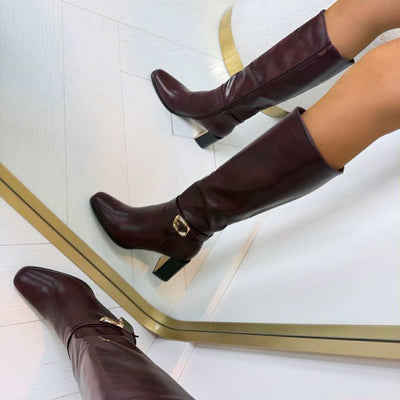 FLORINE™ | BOTTE À TALON 6383A BORDEAUX