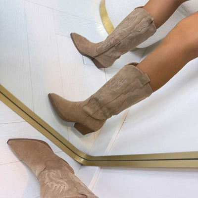NOÉMIE™ | BOTTE COWBOY BASIQUE 6398A KAKI