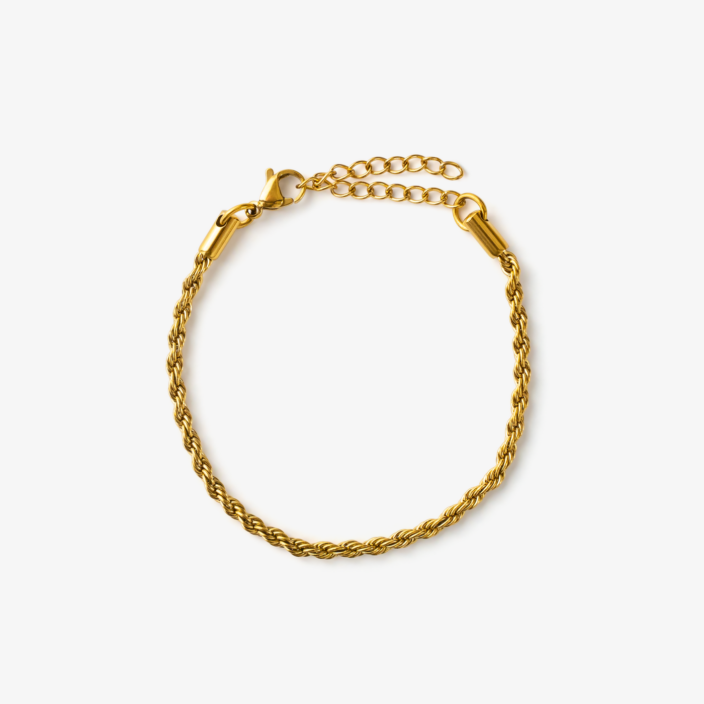 Bracelet Corde Torsadée – Finition dorée