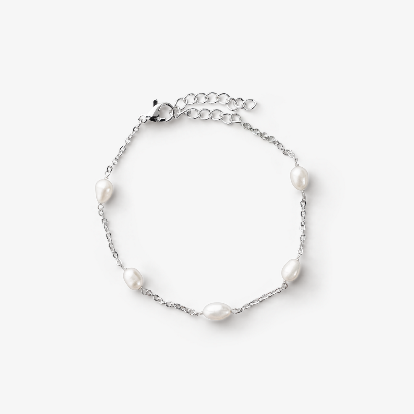 Bracelet Perle Dot – Finition argentée