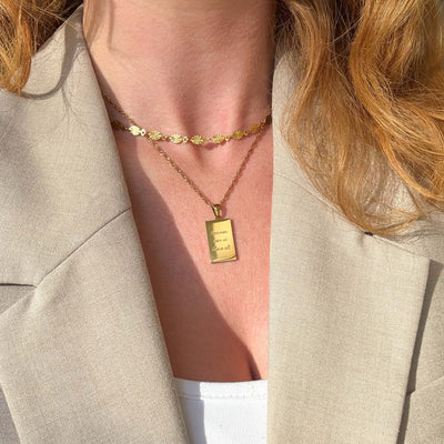 Collier Soleil – Finition dorée