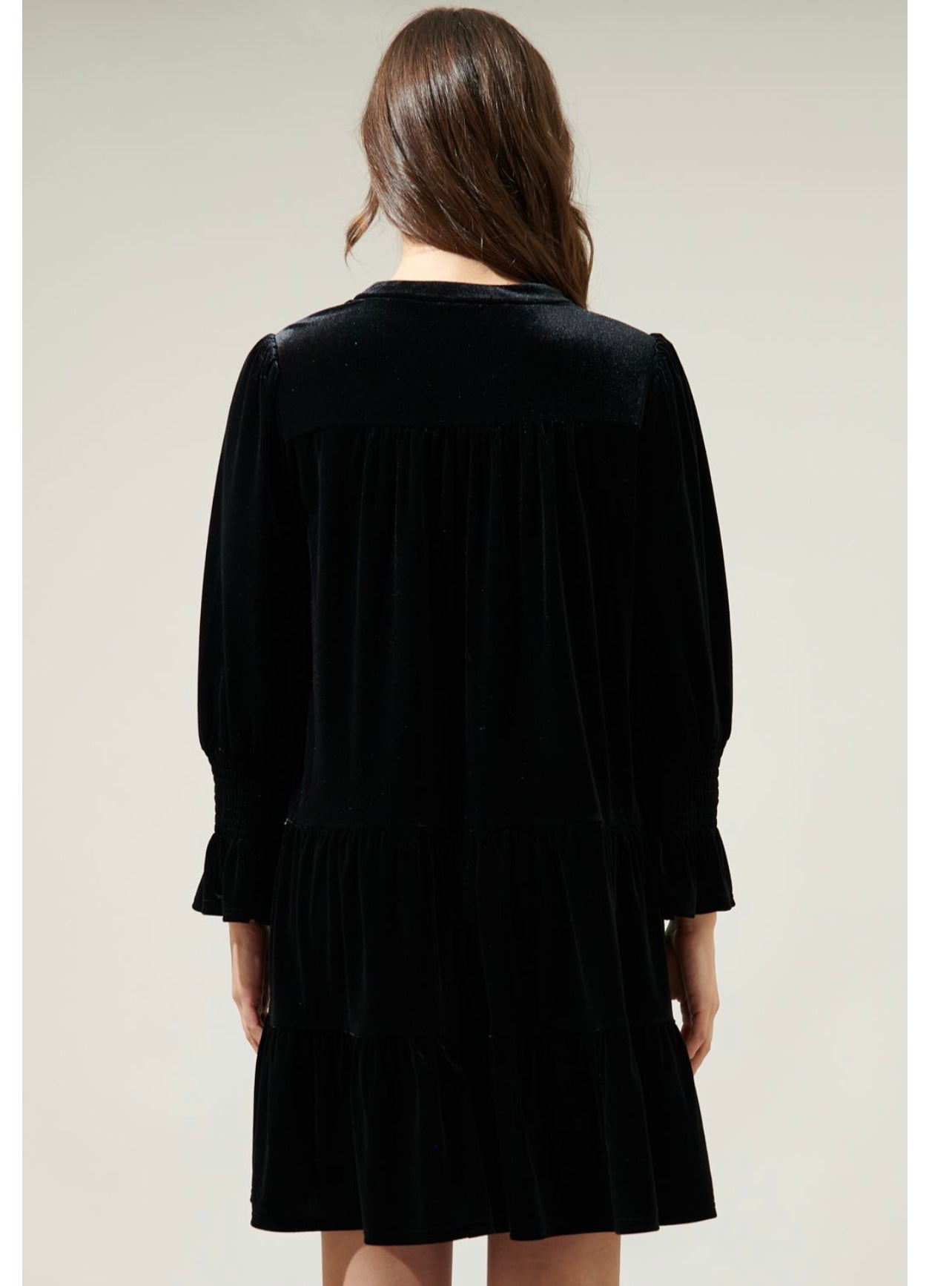 LIORA™ | Robe Babydoll en Velours