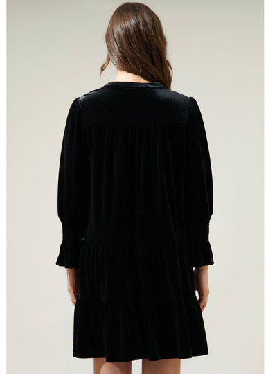 LIORA™ | Robe Babydoll en Velours