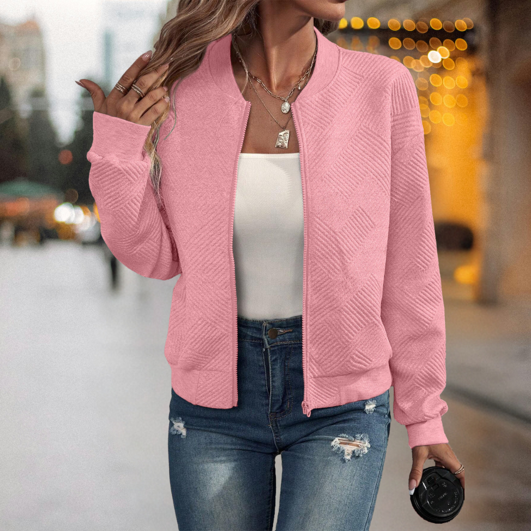 Inès™ | Bomber structuré chaud et confortable