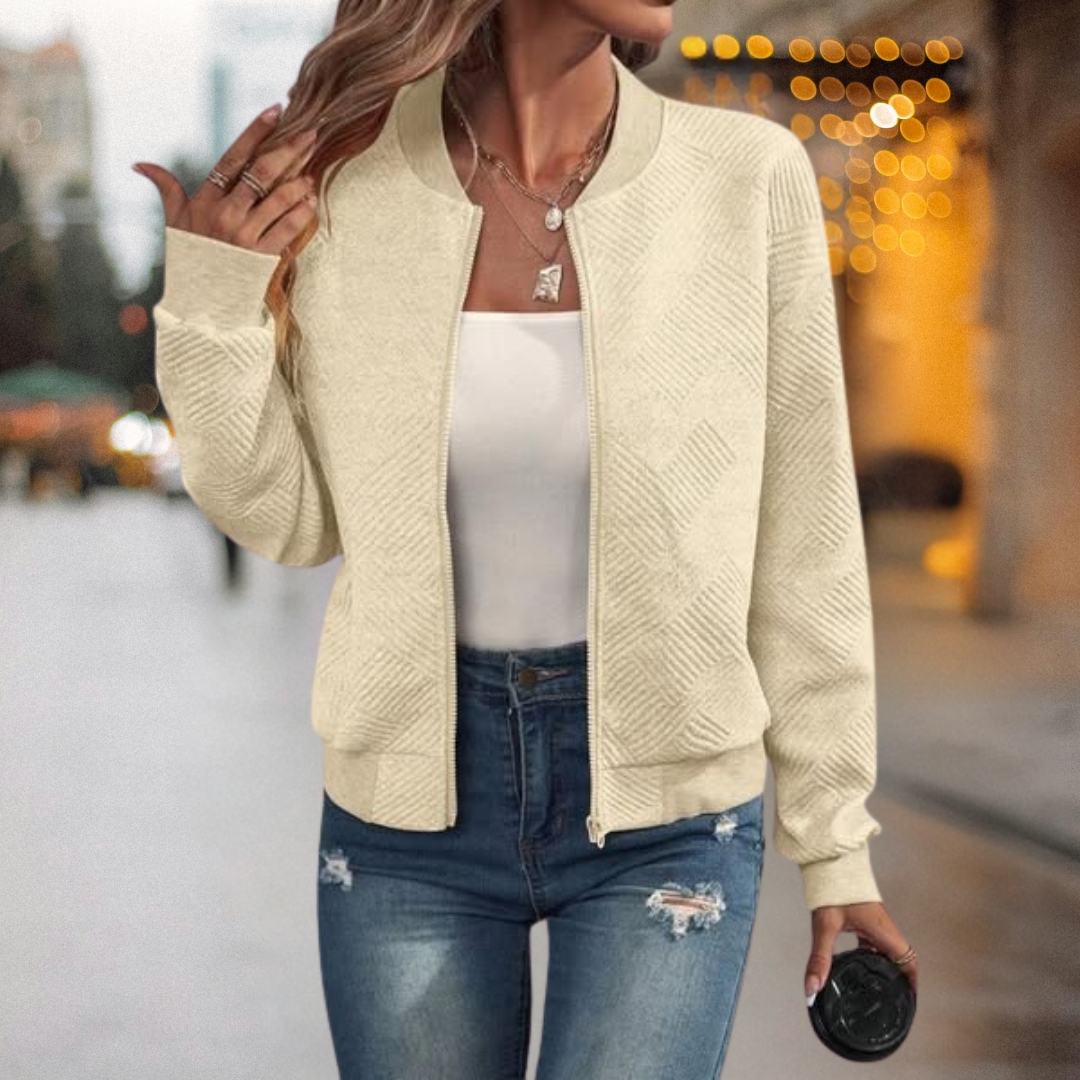 Inès™ | Bomber structuré chaud et confortable