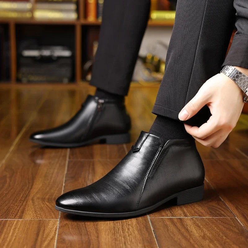 Louis™ | Bottines en cuir Beckett avec fermeture éclair