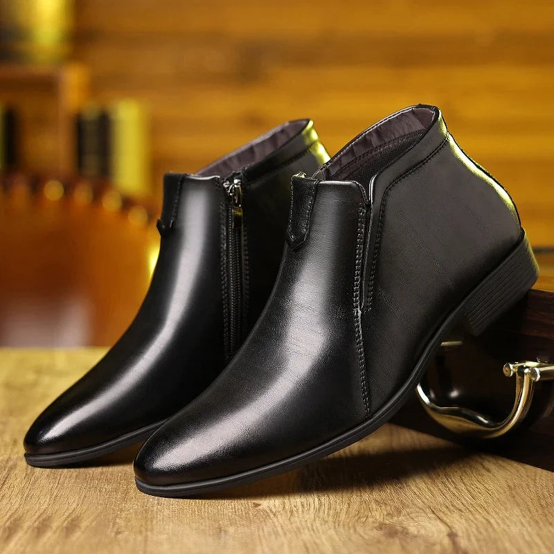 Louis™ | Bottines en cuir Beckett avec fermeture éclair
