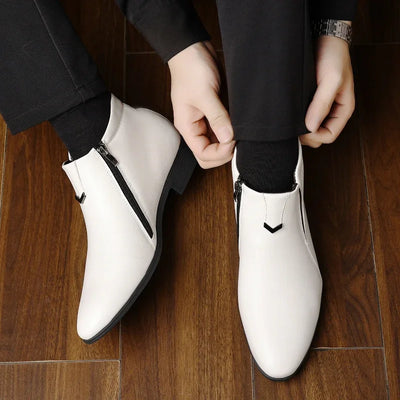 Louis™ | Bottines en cuir Beckett avec fermeture éclair