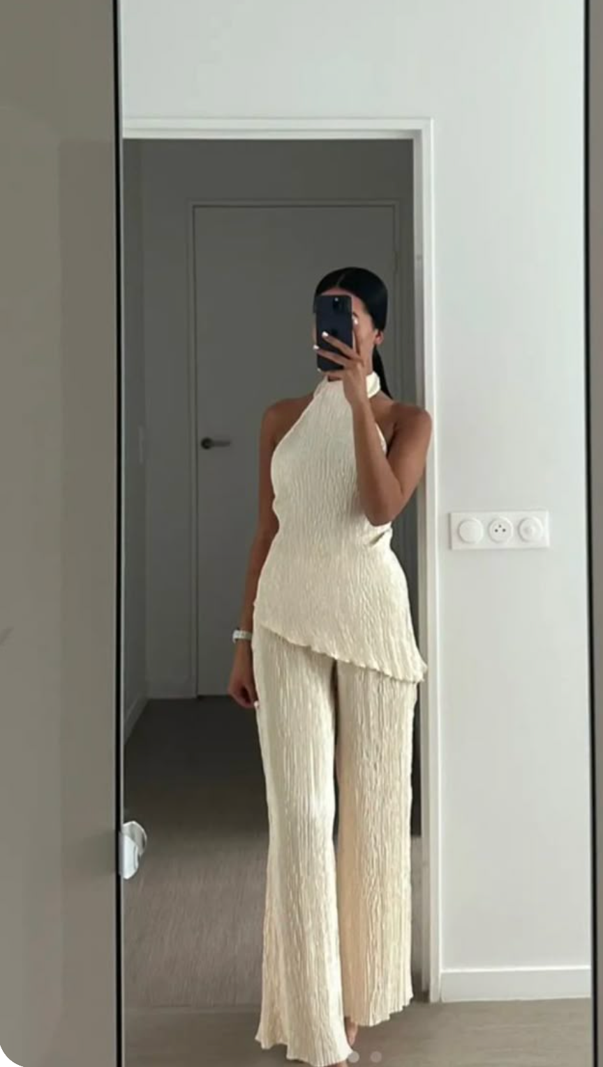 LIORA™ | Ensemble plissé élégant