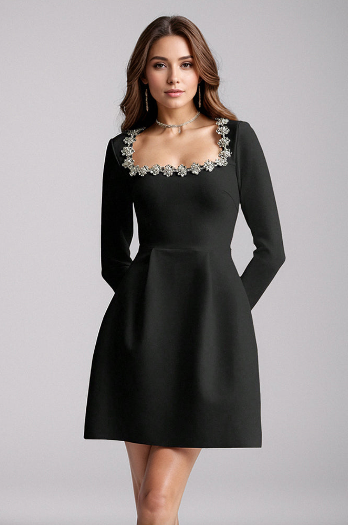 LIORA™ | Robe Mini en Tissu Bandage