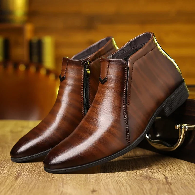 Louis™ | Bottines en cuir Beckett avec fermeture éclair
