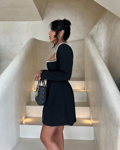 LIORA™ | Robe Sophistiquée avec Perles