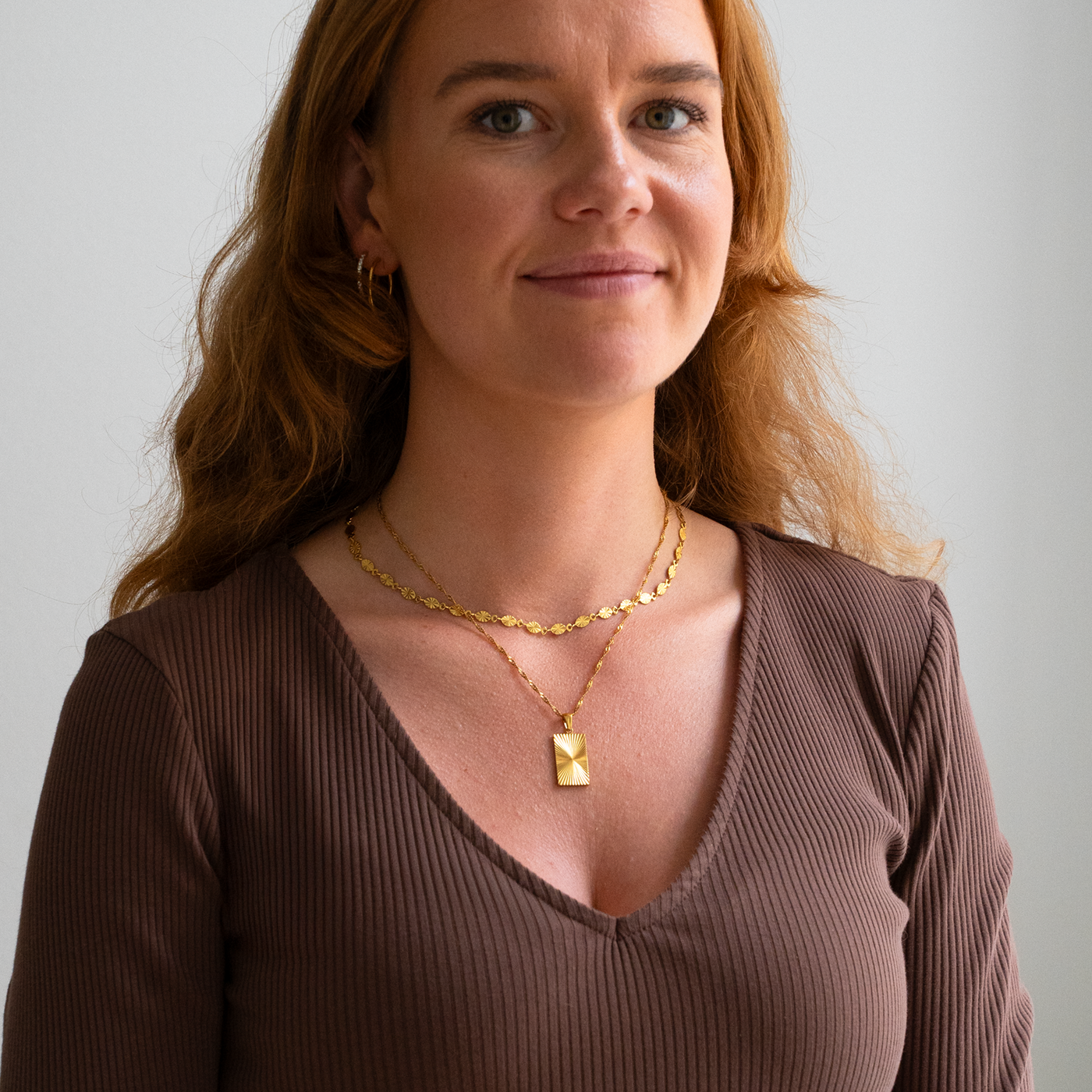 Collier Soleil – Finition dorée