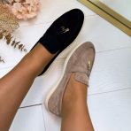 **PROMO** STYLE MOCASSIN BS303 NOIR + KAKI