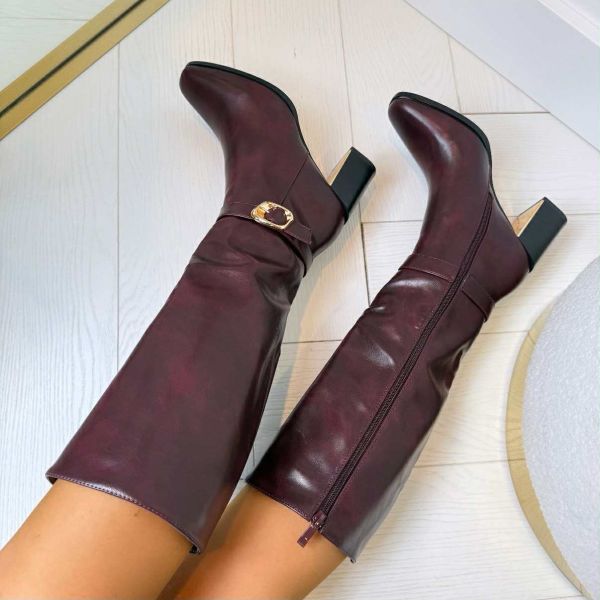 FLORINE™ | BOTTE À TALON 6383A BORDEAUX