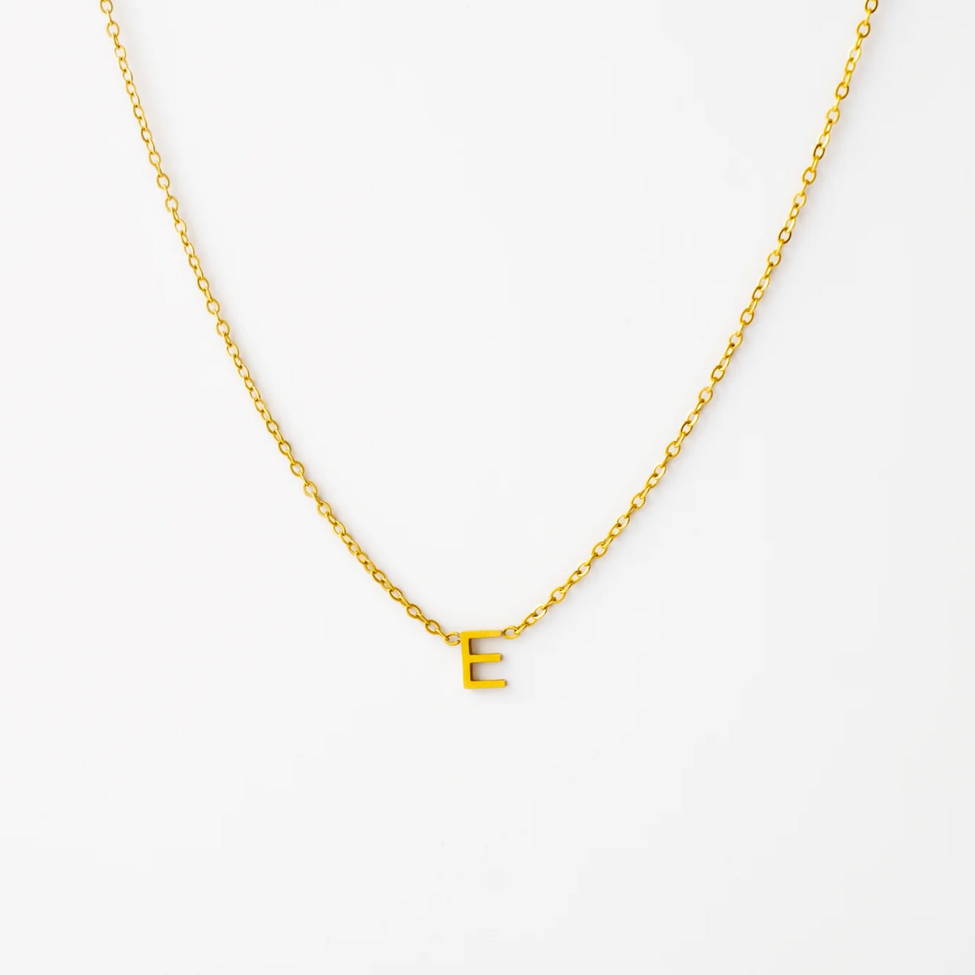 Collier Lettre – Finition dorée