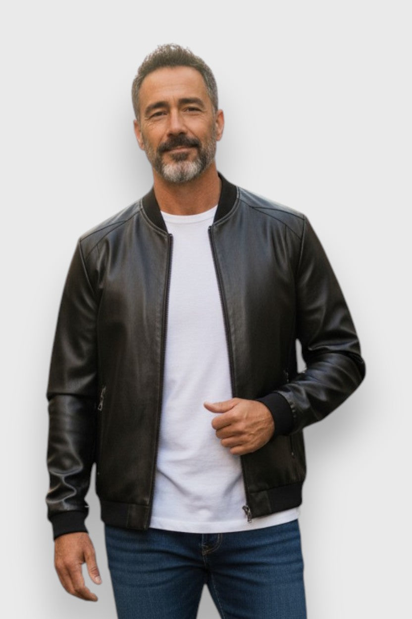 Charles™ | Veste de moto en cuir