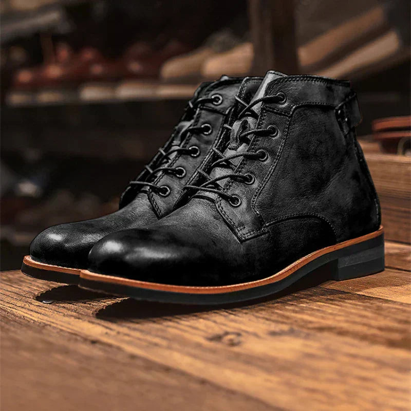 Hugo™ | Bottines en cuir Florian