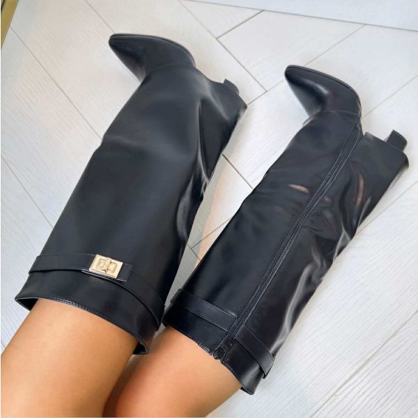 CÉLESTE™ | BOTTE DES8063 NOIR/PU