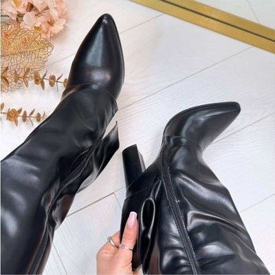 CÉLESTE™ | BOTTE DES8063 NOIR/PU