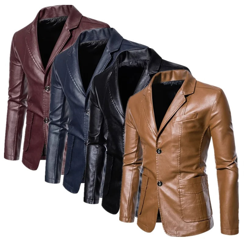 Éric™ | Veste en cuir business casual
