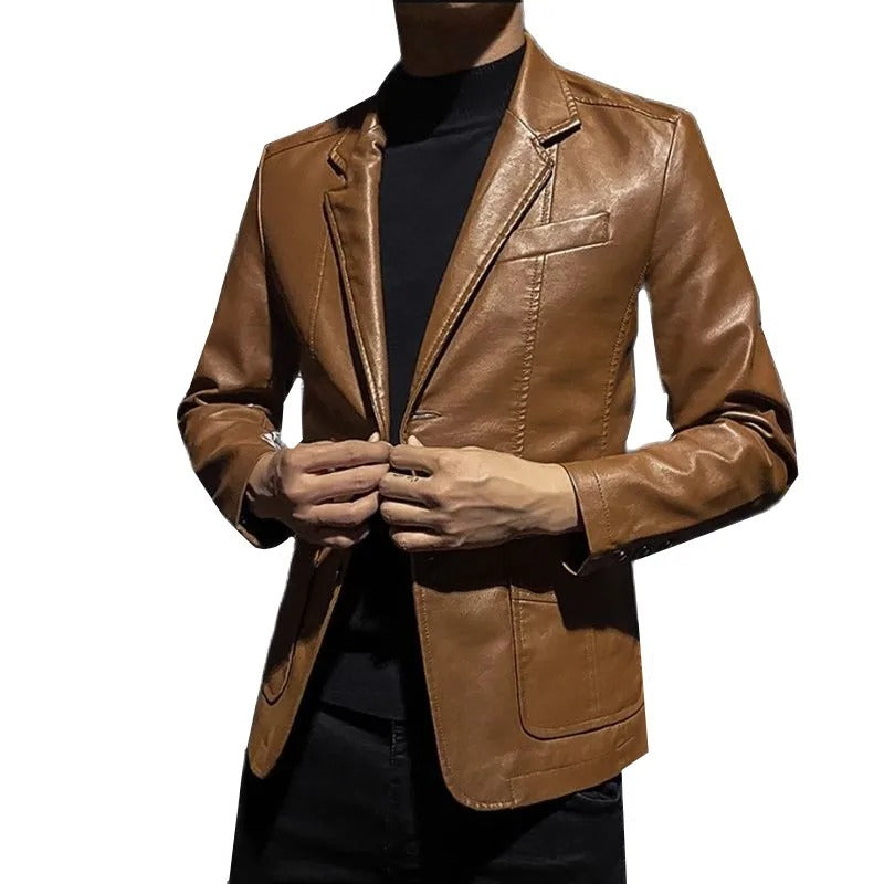 Éric™ | Veste en cuir business casual