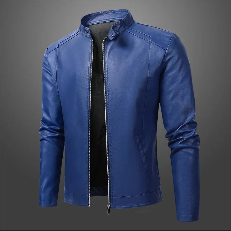 Philippe™ | Veste de biker en cuir élégante pour homme