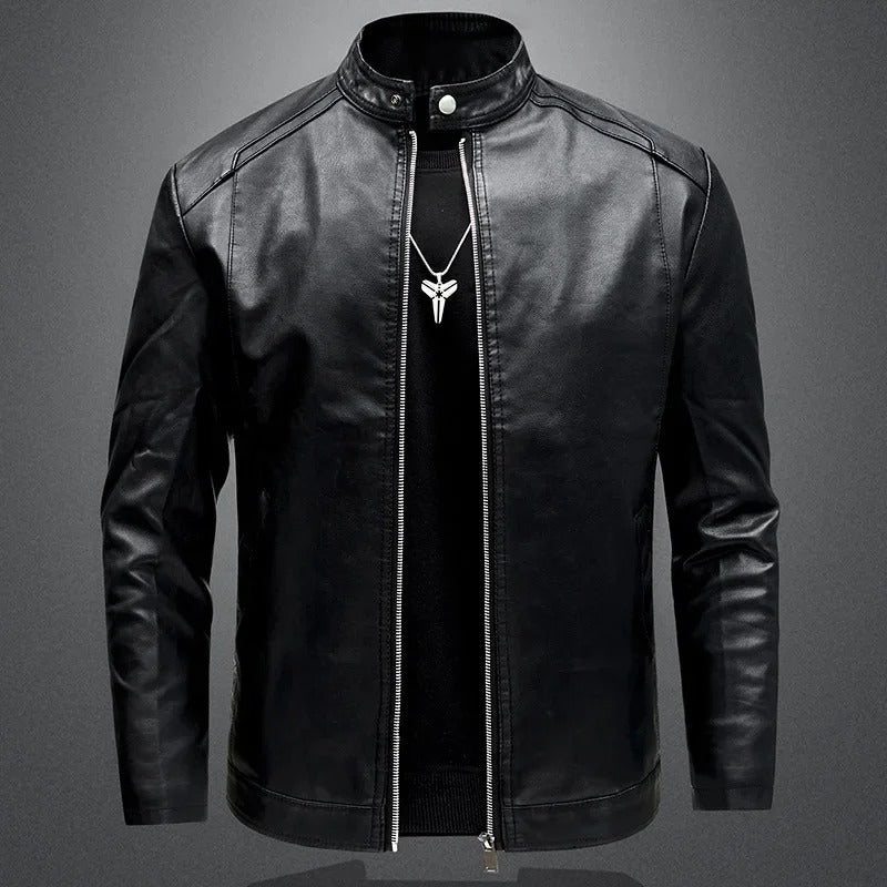 Philippe™ | Veste de biker en cuir élégante pour homme