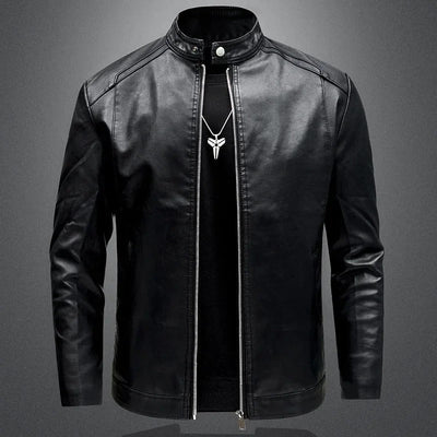 Philippe™ | Veste de biker en cuir élégante pour homme