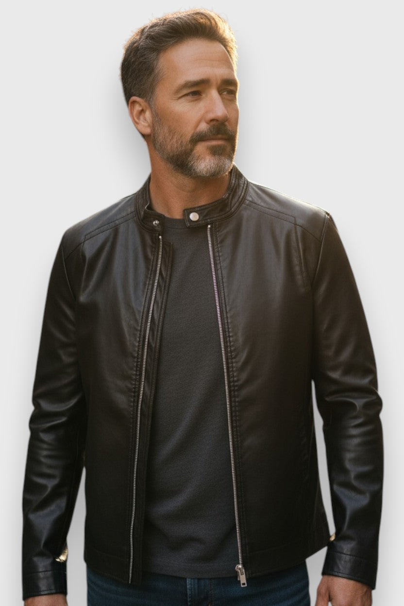 Benjamin™ | Veste en cuir classique